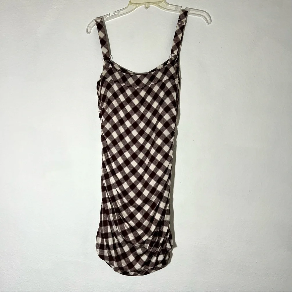 URBAN OUTFITTER Clairs Ruched Mini Dress - Picture 4 of 4